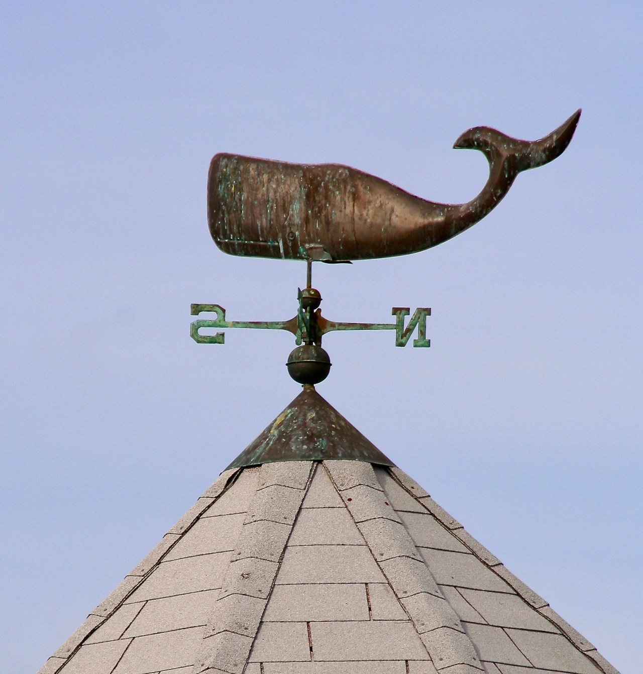 Whale Weathervane Monterey CA 12-2005